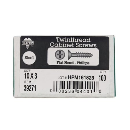 Hillman 39271 10 x 3 in. Twinfast Cabinet 5319702